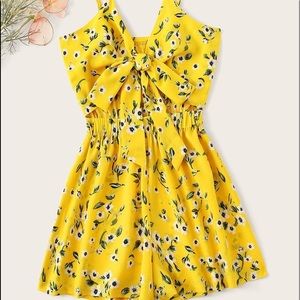 Yellow Flower Romper